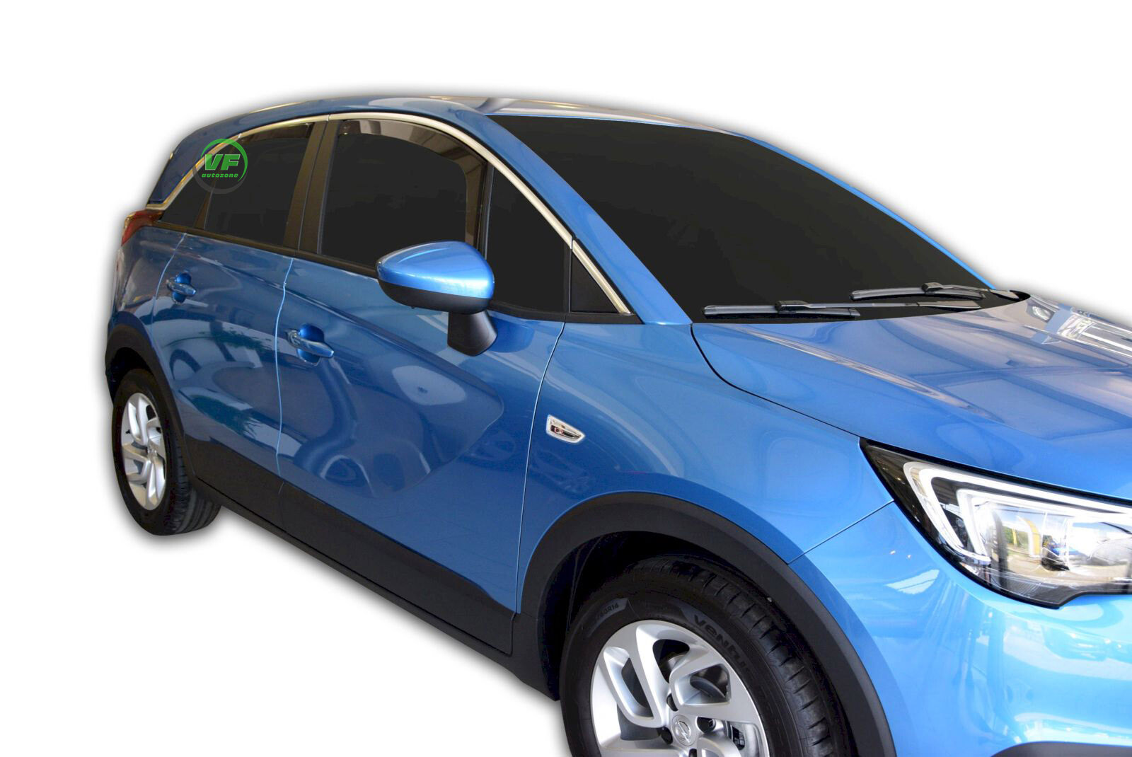 SET OF 4 HEKO TINTED WIND DEFLECTORS for VAUXHALL CROSSLAND X 5 DOOR