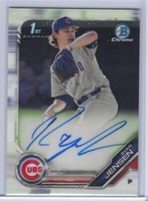 RYAN JENSEN 2019 BOWMAN CHROME 1ST PROSPECT ON CARD AUTO #CDA-RJ