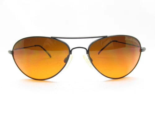 BLUBLOCKER SMALL AVIATOR TEARDROP BLACK SPORTS WRAP SUNGLASSES 56-145 117990