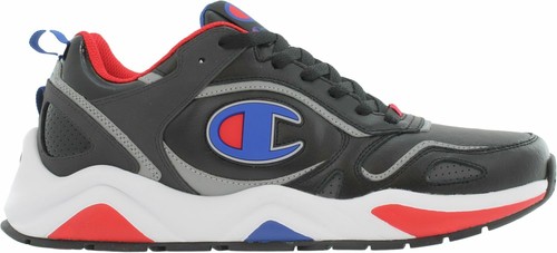 champion shoes black and red