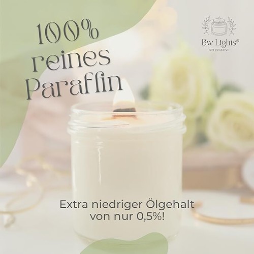 Creato Z4000 Wachsgranulat – Paraffin Kerzenwachs, 500 G, Ideal Zum Kerzengießen