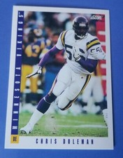 1993 Score Football #12 Chris Doleman - Minnesota Vikings 
