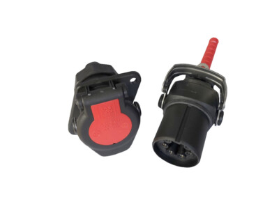 LKW ADR EBS ABS Stecker Steckdose 24 Volt 7 polig m. Schraubkontakten