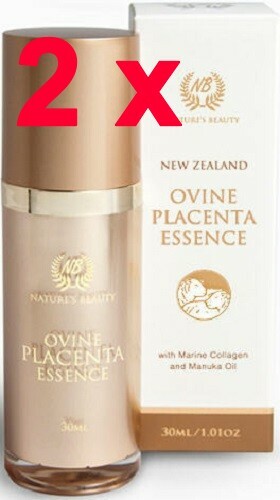 2 x Nature's Beauty Ovine Placenta Essence 30ml (1.01oz)+ Collagen