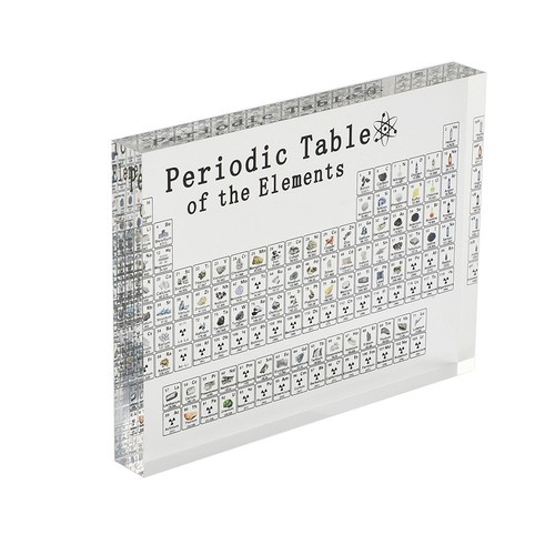 Real Element Periodic Table Science Teaching Decoration for Home and