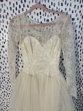 Vintage Wedding Dress Lace With Matching Veil