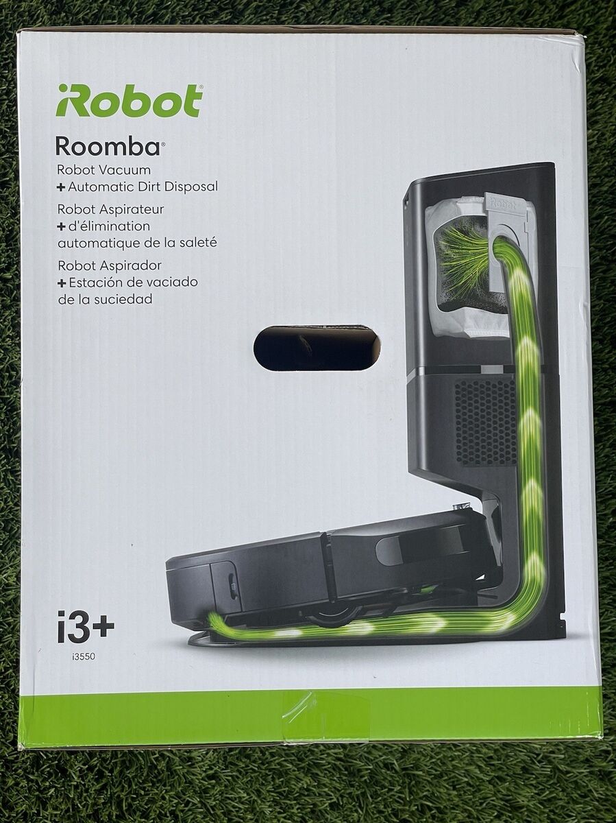 iRobot Roomba i3+ EVO (3550) Self-Emptying Robot Vacuum | eBay iRobot Roomba i3+ EVO (3550) Self-Emptying Robot Vacuum | eBay
