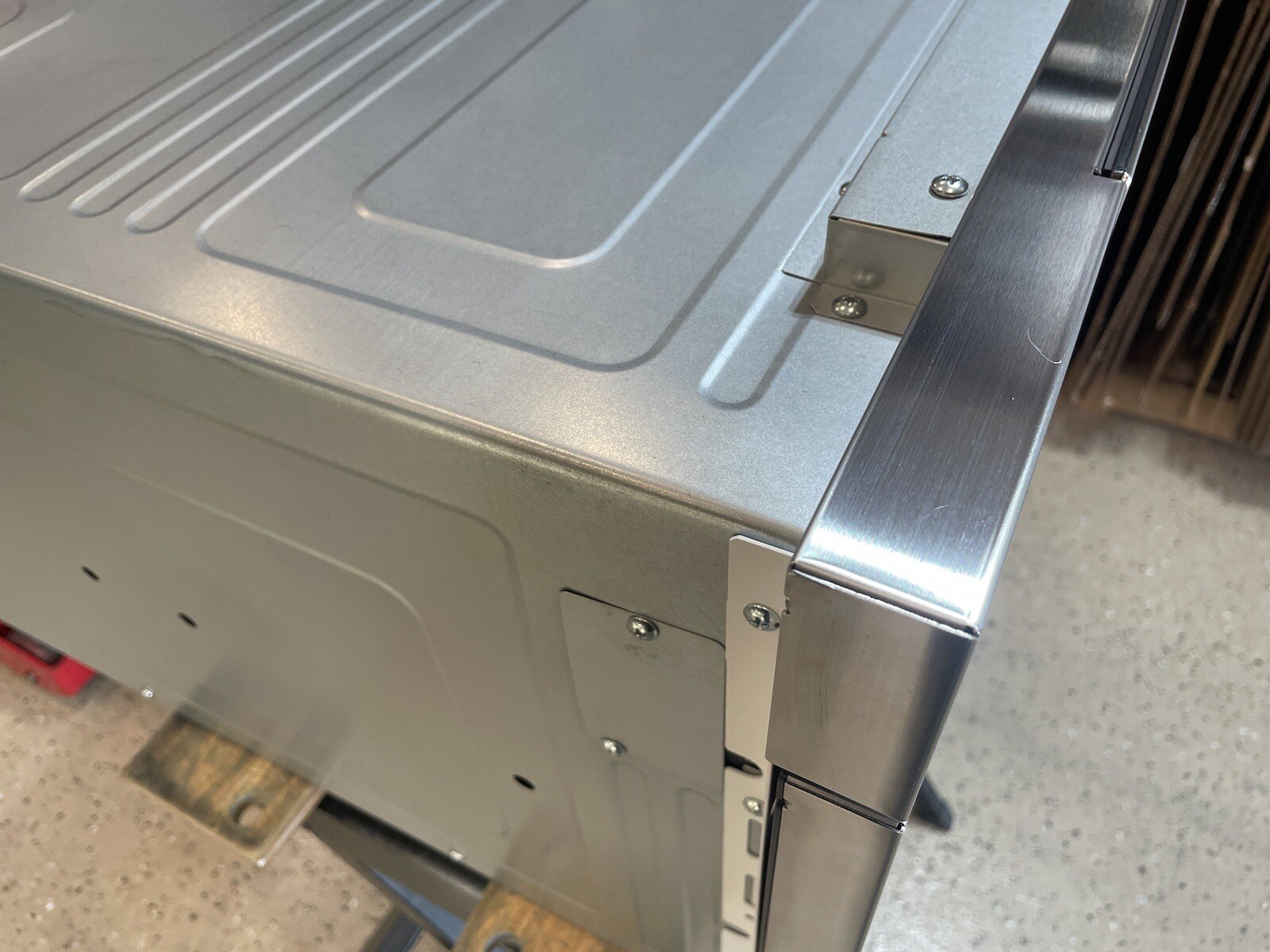 Sharp SMD2470ASY 24" Stainless Steel Microwave DrawerHair Scratch