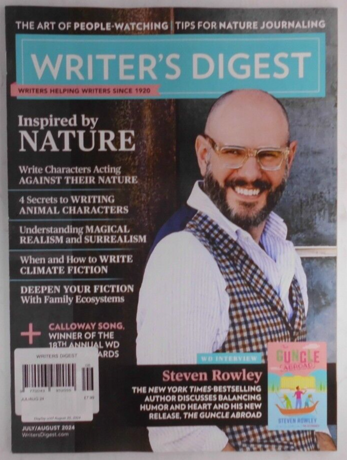 Writer's Digest magazine July/Aug 2024 Characraters Acting Against their Nature