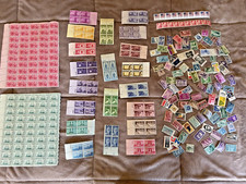 300 VINTAGE US MINT STAMPS SINGLES PLATE BLOCKS COILS AND SHEETS 1930'S-1980'S