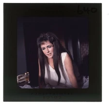 Elizabeth Taylor Striking in negligee 1960's Original 2.25 x 2.25 Transparency