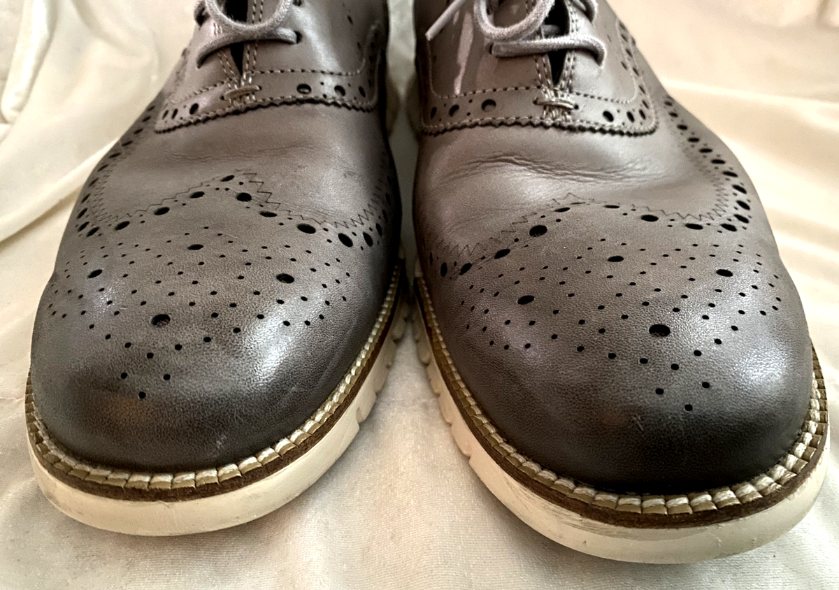 Ecco ST 1 Hybrid Size 13-13.5 MENS Gray Oxford / Derby Shoes 