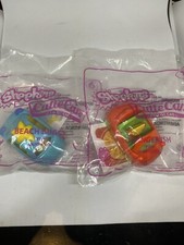 McDonalds 1 6 Shopkins Cutie Cars Orange Rush Happy Meal Toy 2019 Lot MINT