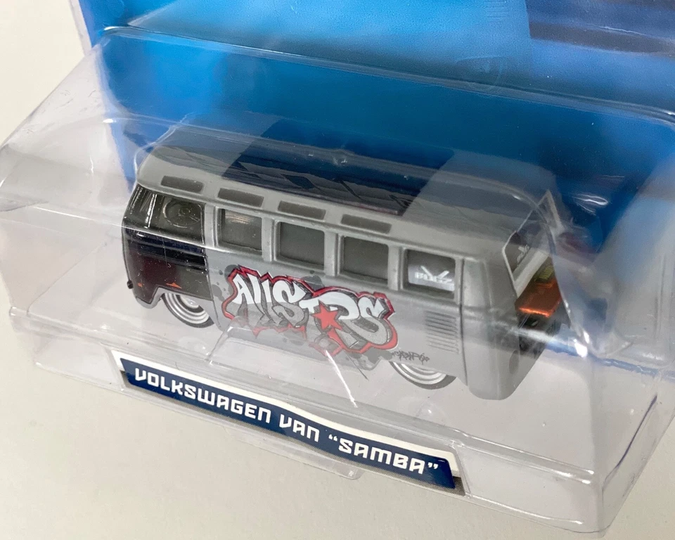 2007 MAISTO 1/64 ALL STARS V BUGZ VOLKSWAGEN VAN SAMBA VW BUS w/ graffiti HTF - Image 3 of 4