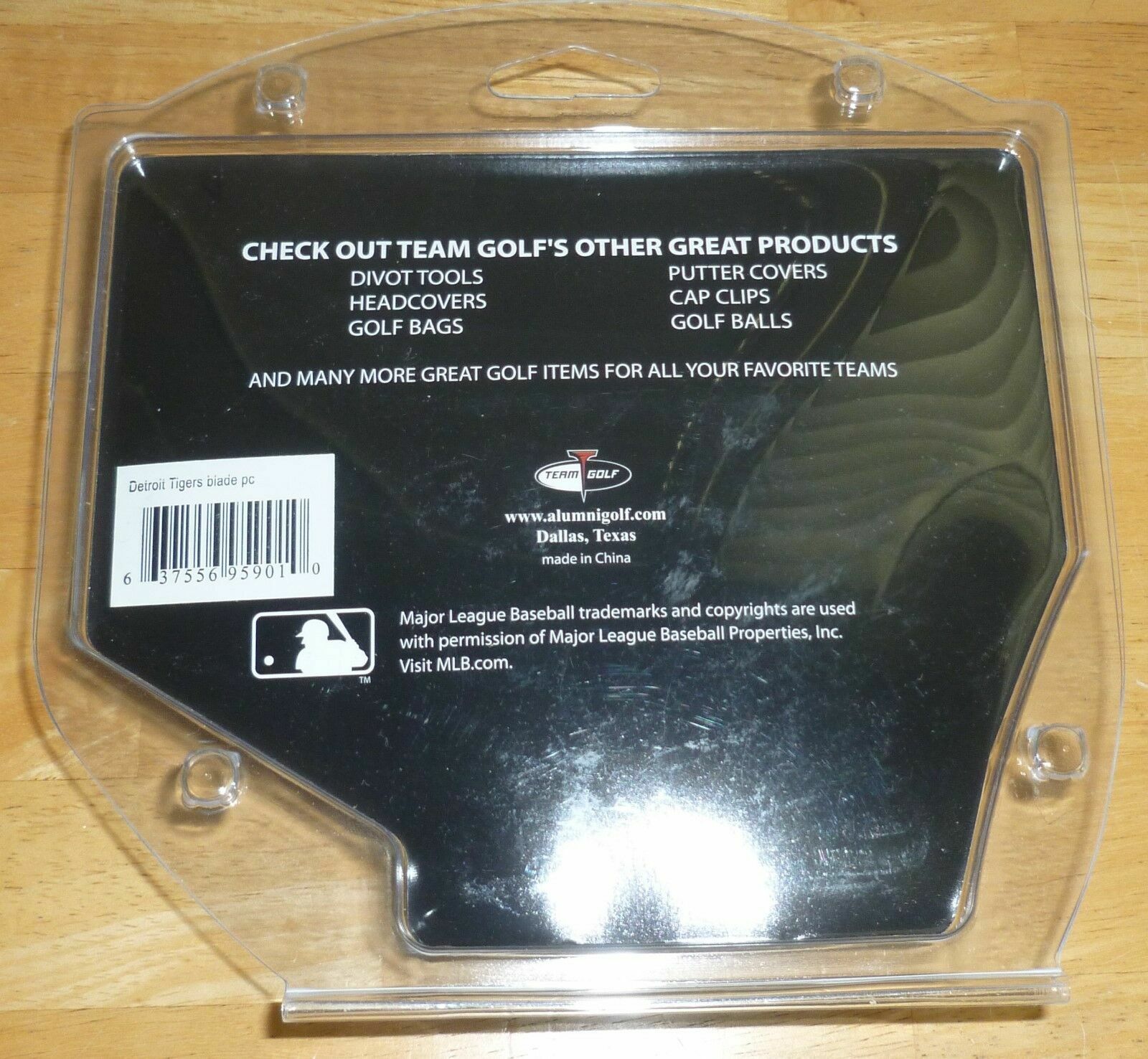 Detroit Tigers MLB Blade or Mallet Putter Golf Club Head Cover