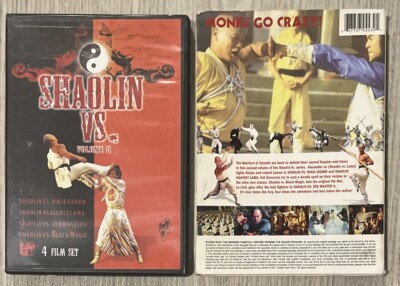 SHAOLIN VS.  Volume II  4-Film Set (Dual-Sided DVD, 2011) Slipcase Cover