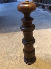 PRESSA DA TABACCO IN LEGNO PESTELLO IN FERRO FUMO PIPA VECCHIO 