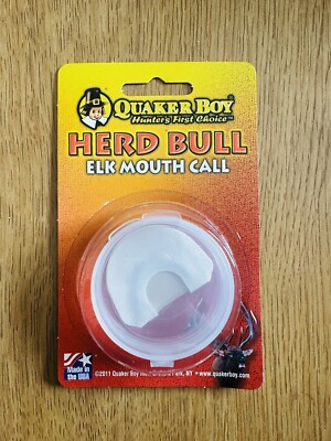 Quaker Boy ️ Herd Bull ELK   Mouth Call Diaphragm.   FREE SHIPPING   Made In USA