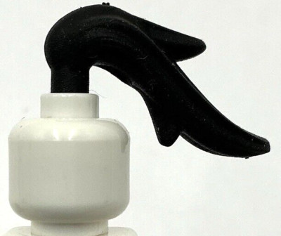 Lego New Black Minifigure Plume Feather Ponytail Part