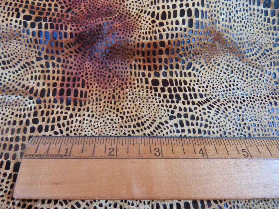 ~1.5 yds. Fascinating Lizard/Snake With Subtle Glitter Stretchy Knit ~60" Wide - Image 3 of 4