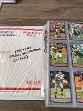 1999 Topps Season Opener Football Card Complete Set 1-165! Manning 2nd Year!
