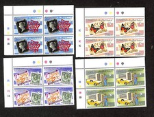 Zambia, Postage Stamp, #486-489 Blocks Mint NH, 1990