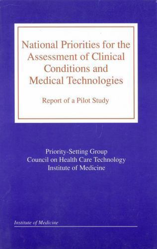National Priorities for the Assessment of Clinical Conditions and Medical ...