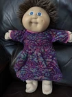 1982 Cabbage Patch Kids Doll  9 Boy  Brown Hair Eyes NO SHOES