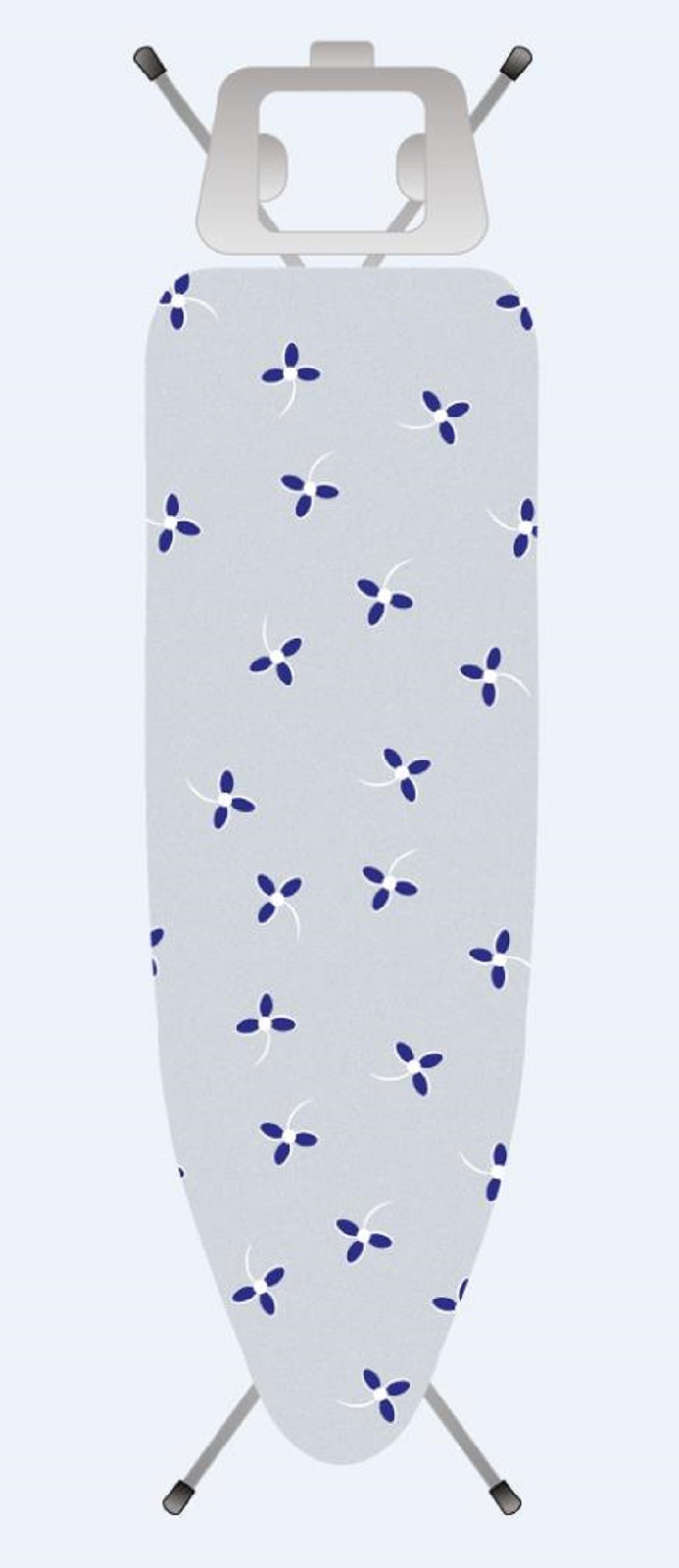 Bügelbrettbezug Rose Grün 110x30cm - Elastisch & Hitzeresistent