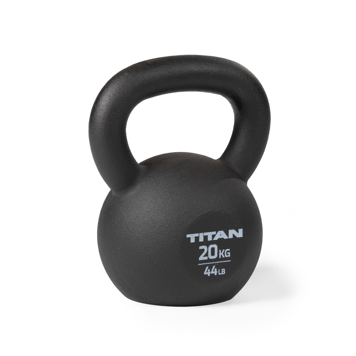 Titan Fitness 20 KG Cast Iron Kettlebell, Single Piece