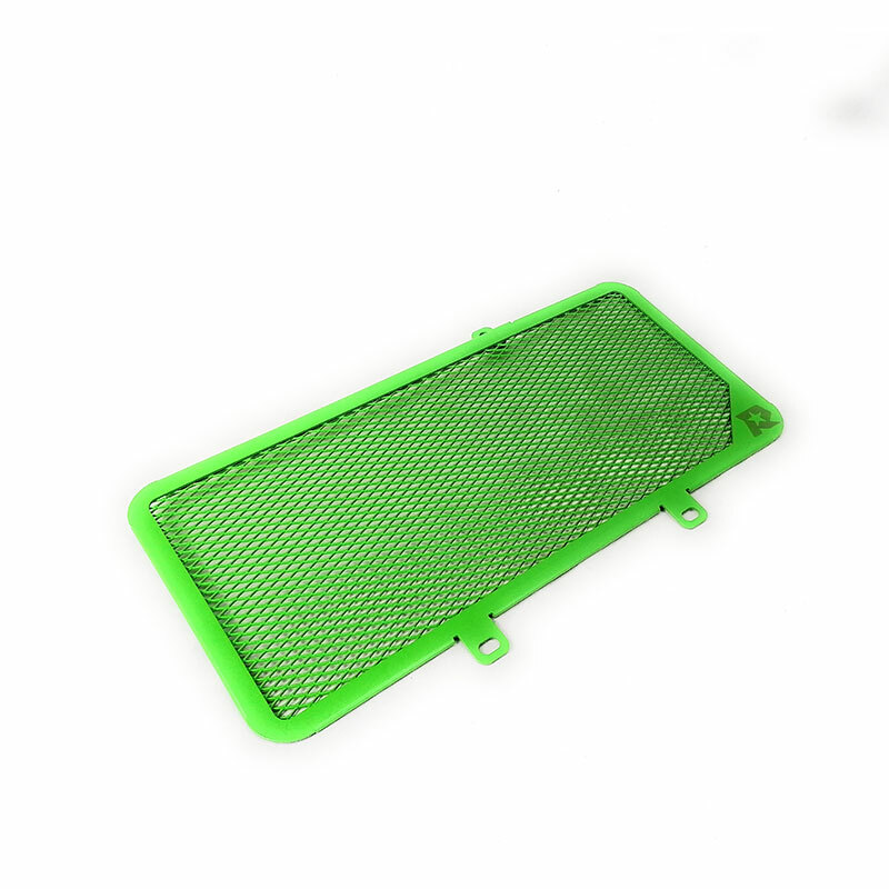 Grille de radiateur alu SMB MOTO PARTS couleur vert lime pour Kawasaki ER-6F 2009