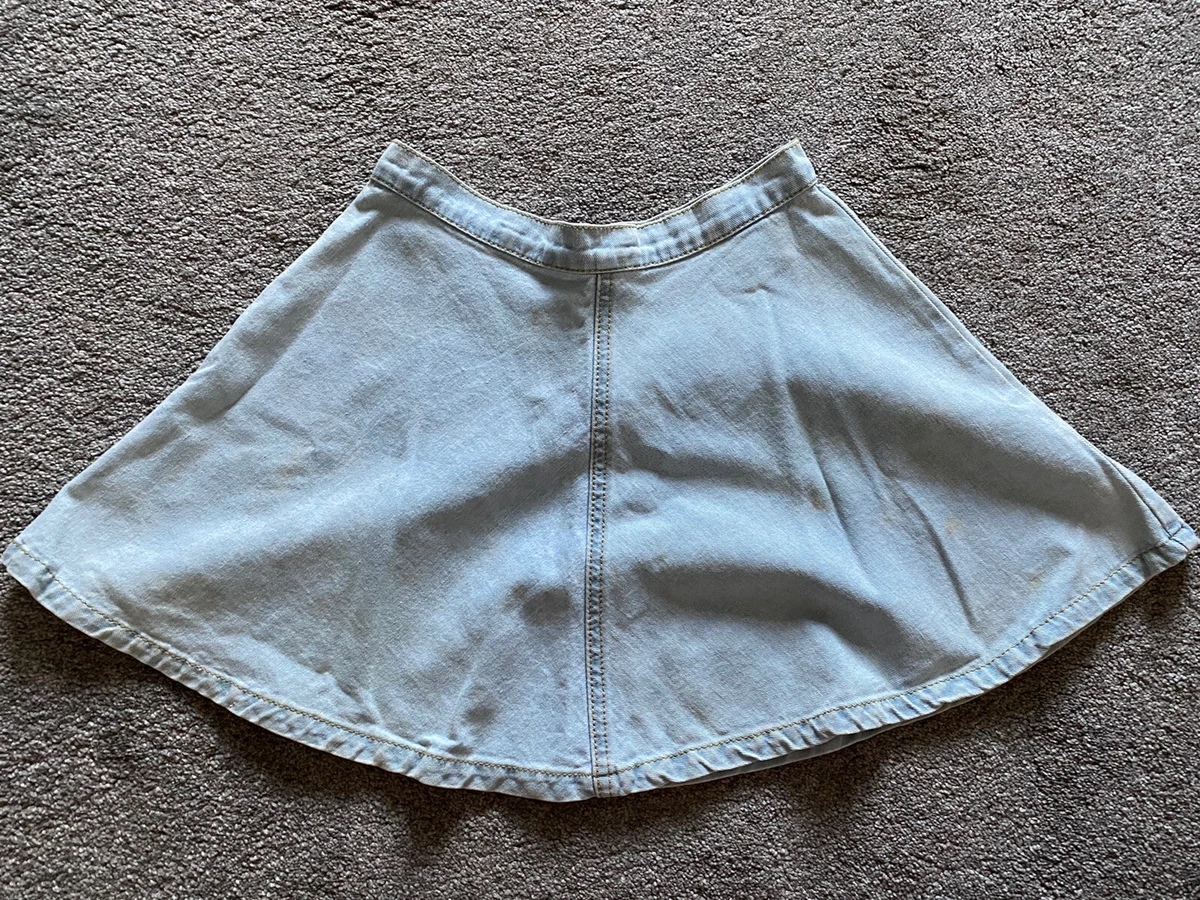 Denim skater skirt outlet