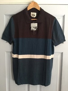cotton cashmere knit polo