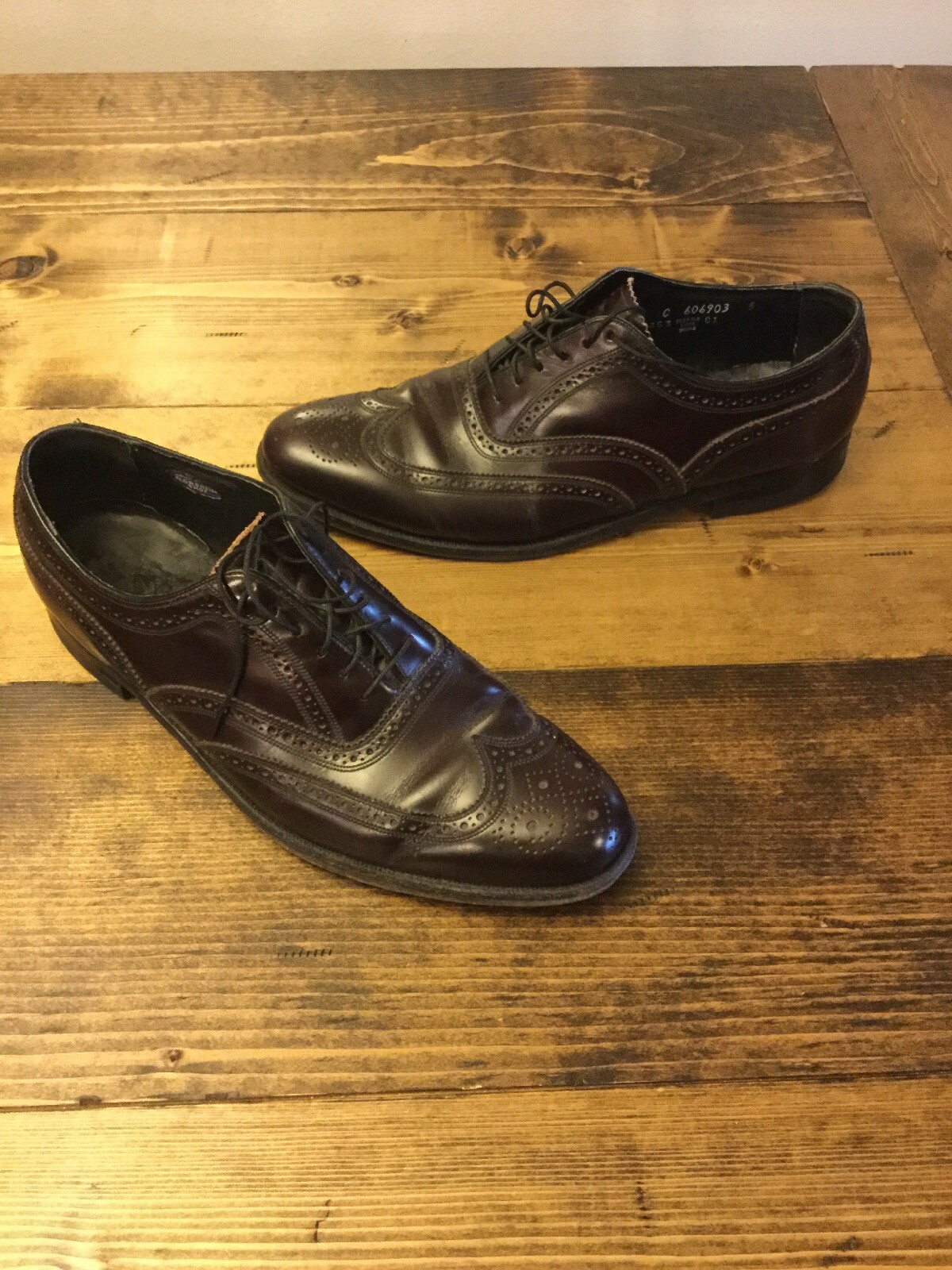 florsheim black wingtips