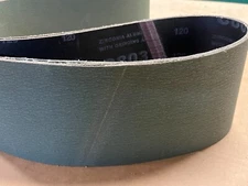 6 X 80 INCH PREMIUM GREEN ZIRCONIA SANDING BELTS W/GRINDING AID 60 GRIT-5 PACK!!