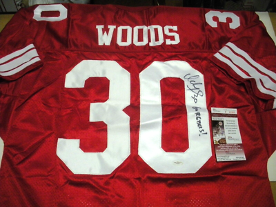 ICKEY WOODS UNLV RUNNIN REBELS JSA/COA SIGNED OFFICIAL LICENSED