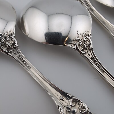 666様 Reed & Barton Francis 1 スープスプーン2本 Reed & Barton Francis I First Sterling Silver Cream Soup