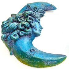 Blue Moon Goddess Wall Sculpture - Solidna Dekoracja Ścienna