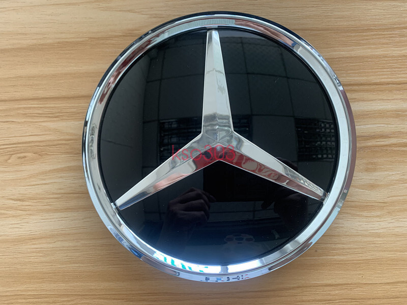 1PC Front Grille Star Emblem Logo For Mercedes Benz C-Class 2014-2018 Mirror Mar