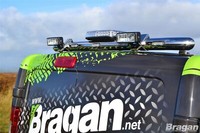 Heck DachträGer +Blitzleuchte+ Spot Lampe + 3 Funktion Led Zu FüR Iveco Daily