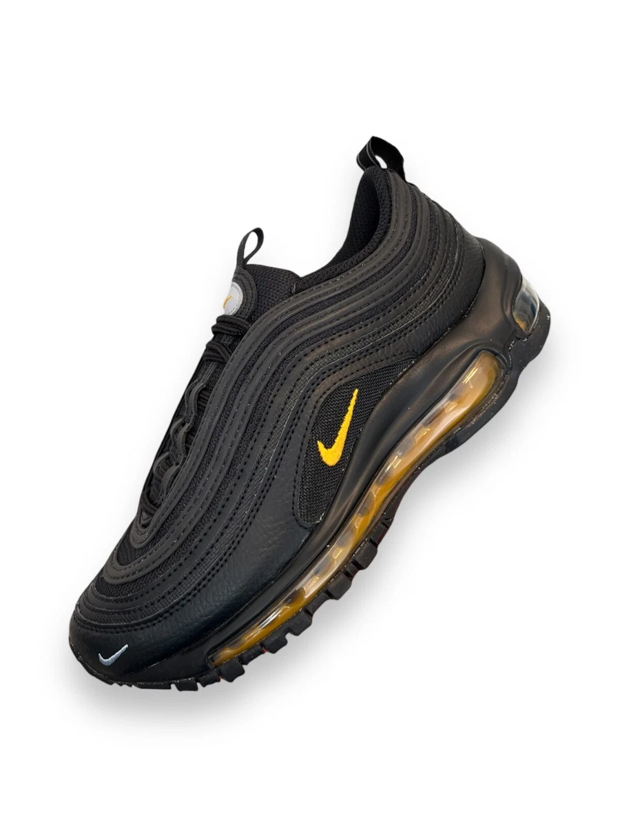Nike Air Max 97 GS Black University Gold Damen Sneaker Unisex