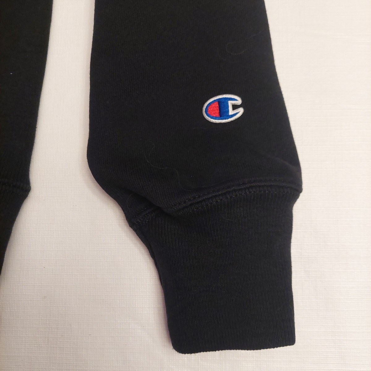 Champion Reverse Weave Black C Logo Pullover Hoodie Champion Reverse Weave Black C Logo Pullover Hoodie