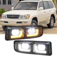LED DRL for Lexus LX 470 J100 98-07 Daytime Running Light Fog Lamp Turn Driving