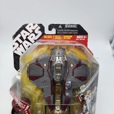 Hasbro Star Wars Transformers Obi-Wan Kenobi Jedi Starfighter Sealed 2007 New