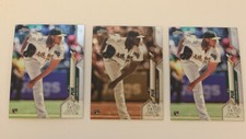 (3) Lot Of 2020 Topps Chrome AJ Puk Rookie Cards Base And Sepia Refractor #116