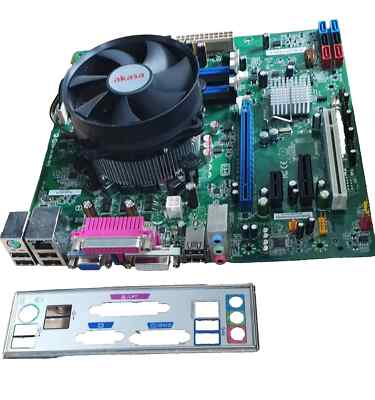 Intel DQ77CP Sockel LGA1155 DDR3 Mainboard i3-3220 CPU mit Lüfter & I/O Shield