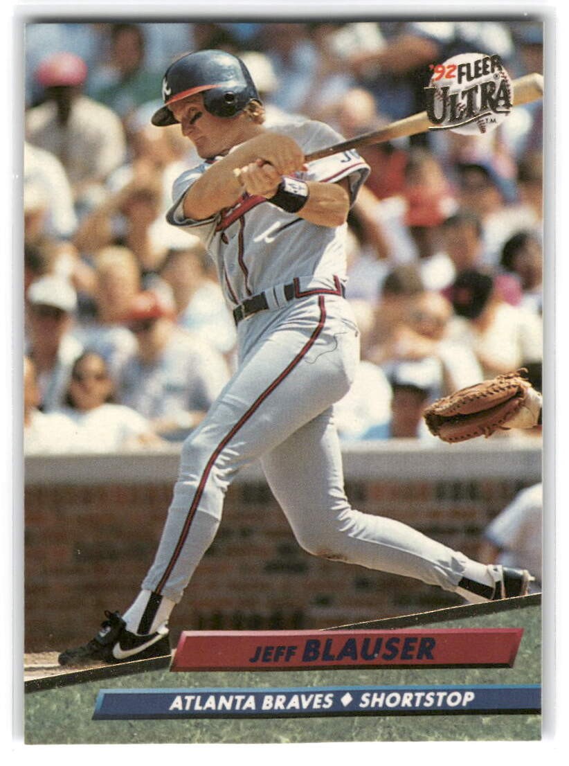 Jeff Blauser 1992 Ultra Baseball #159 Atlanta Braves
