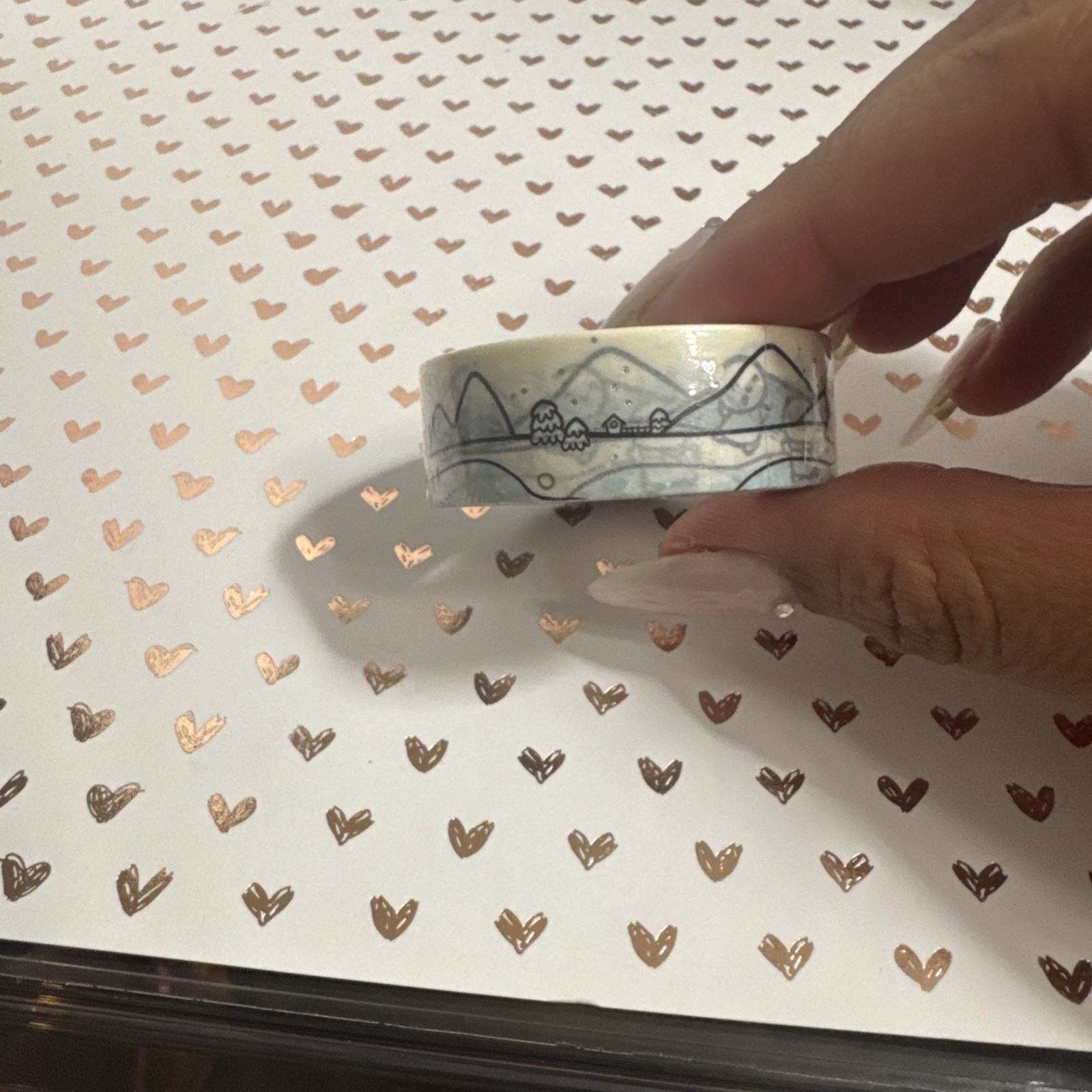 NEW The Coffee Monsterz Co TCMC Winter Ice Town Washi Tape