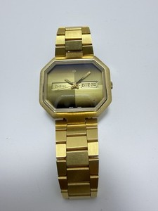 Authentic Vng Zodiac SST 36000 Day/Date Automatic Gold Plated High-Beat Cal.86 Men's Watch