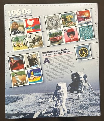 USA Bogen Celebrate the Century   1960s  postfrisch